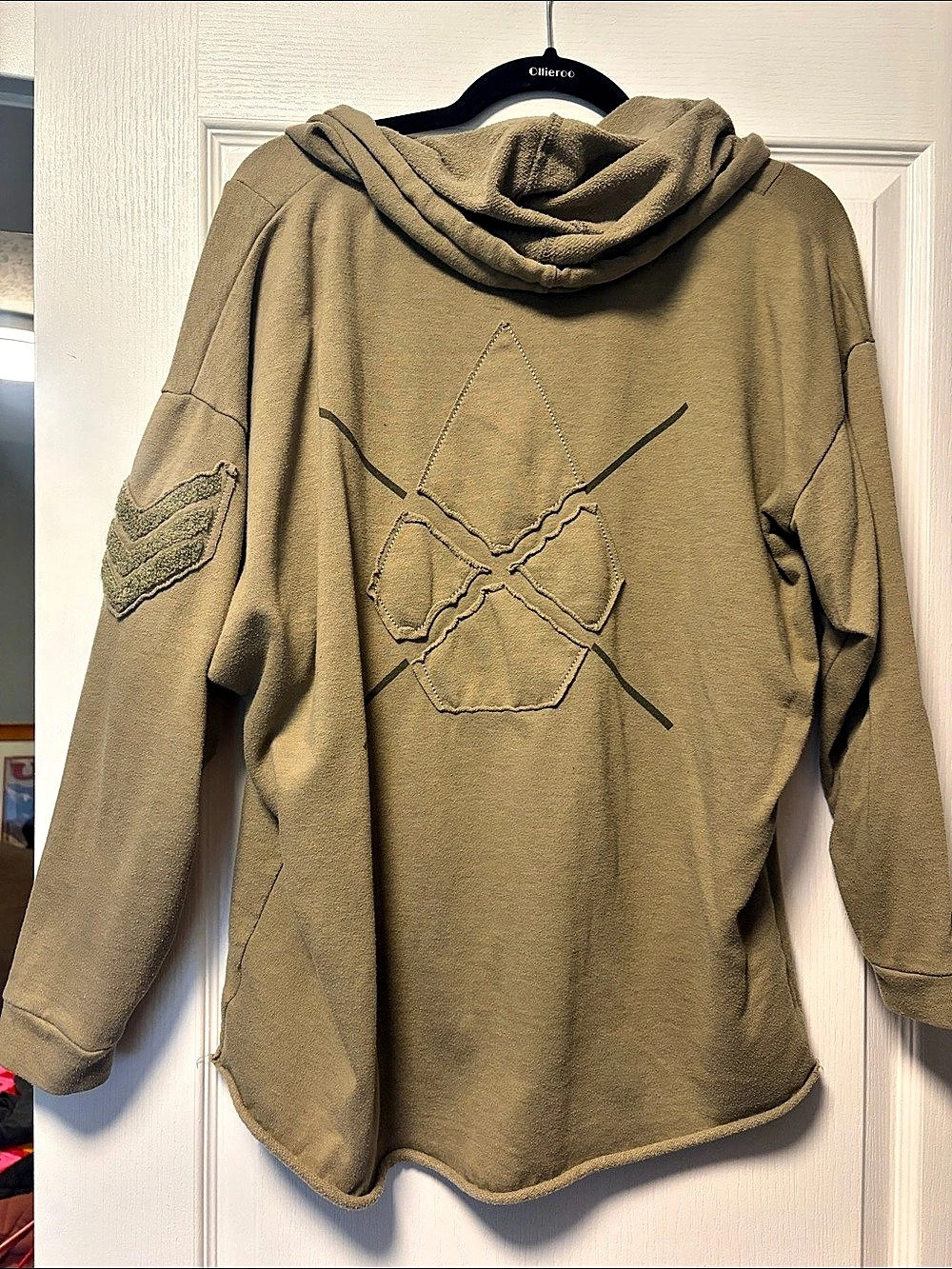 Volcom Brown Zip Hoodie Size Medium - Picture 4 of 4